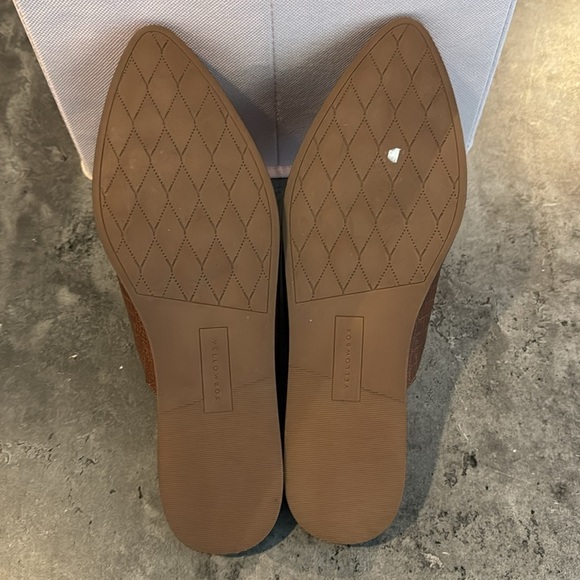 Yellow Box Novita Mule Flat Shoe Size 8.5 Brown - Picture 4 of 11